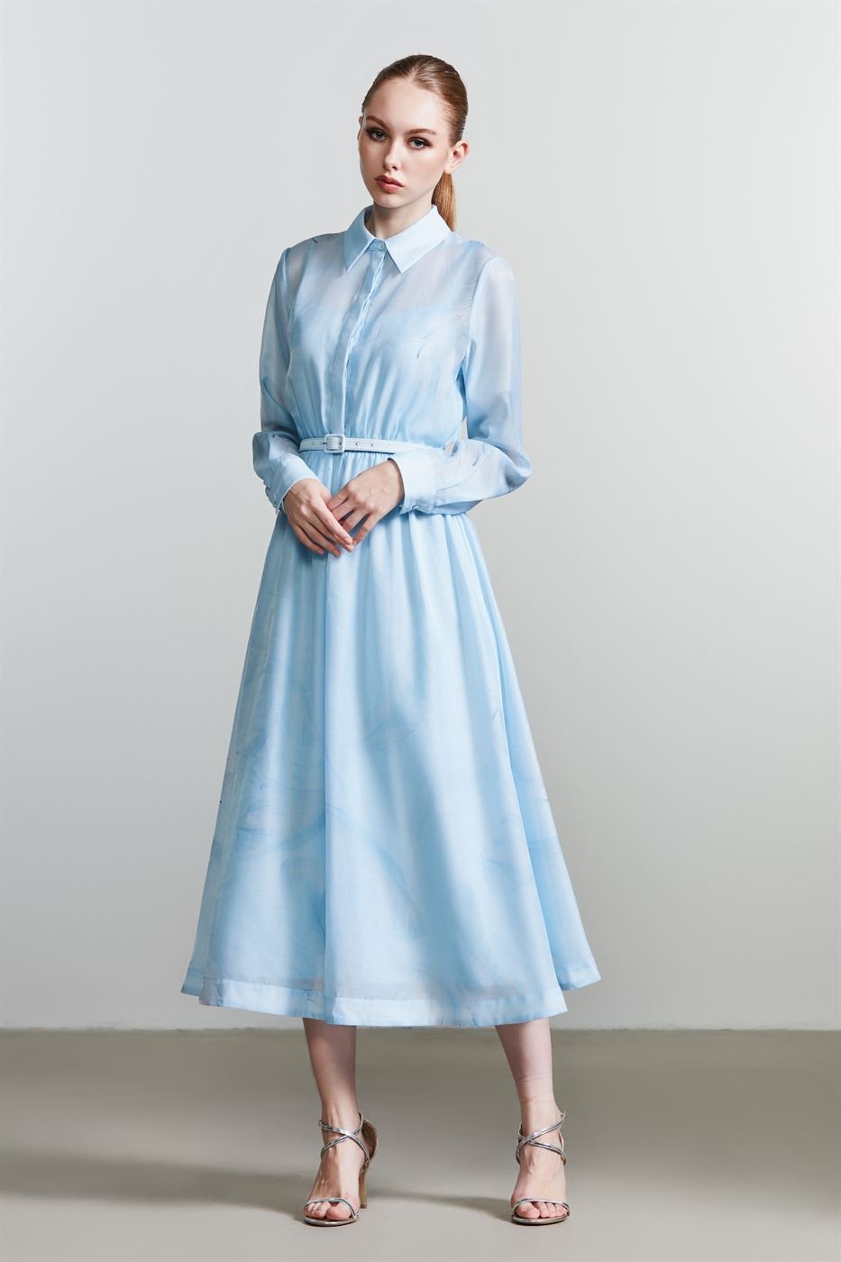 Printed Shirt Dress - Femi9 EG