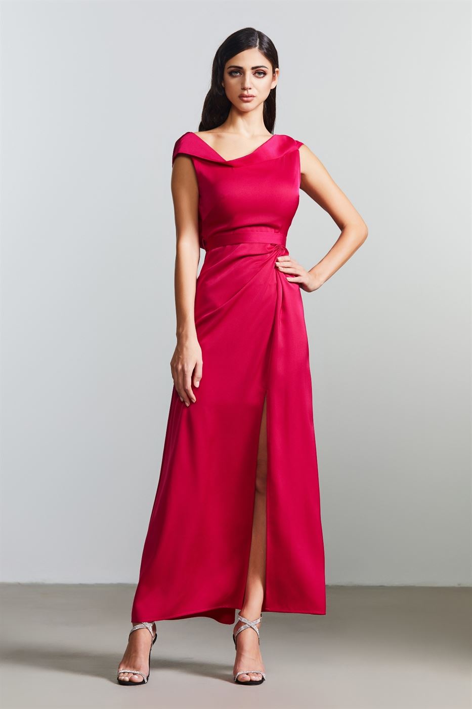 Draped Detailed Dress - Femi9 EG