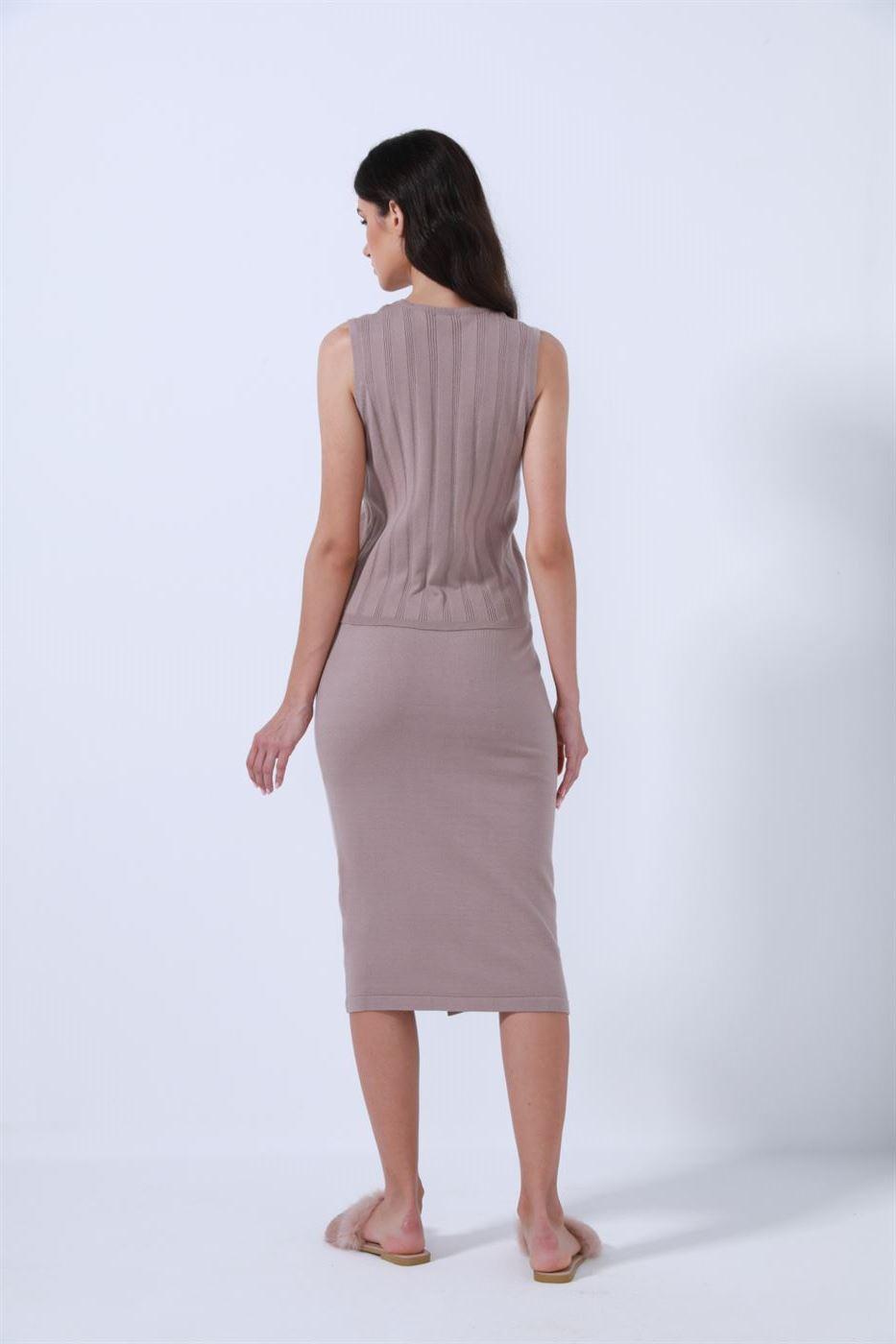 Knitted Pencil Skirt - Femi9 EG