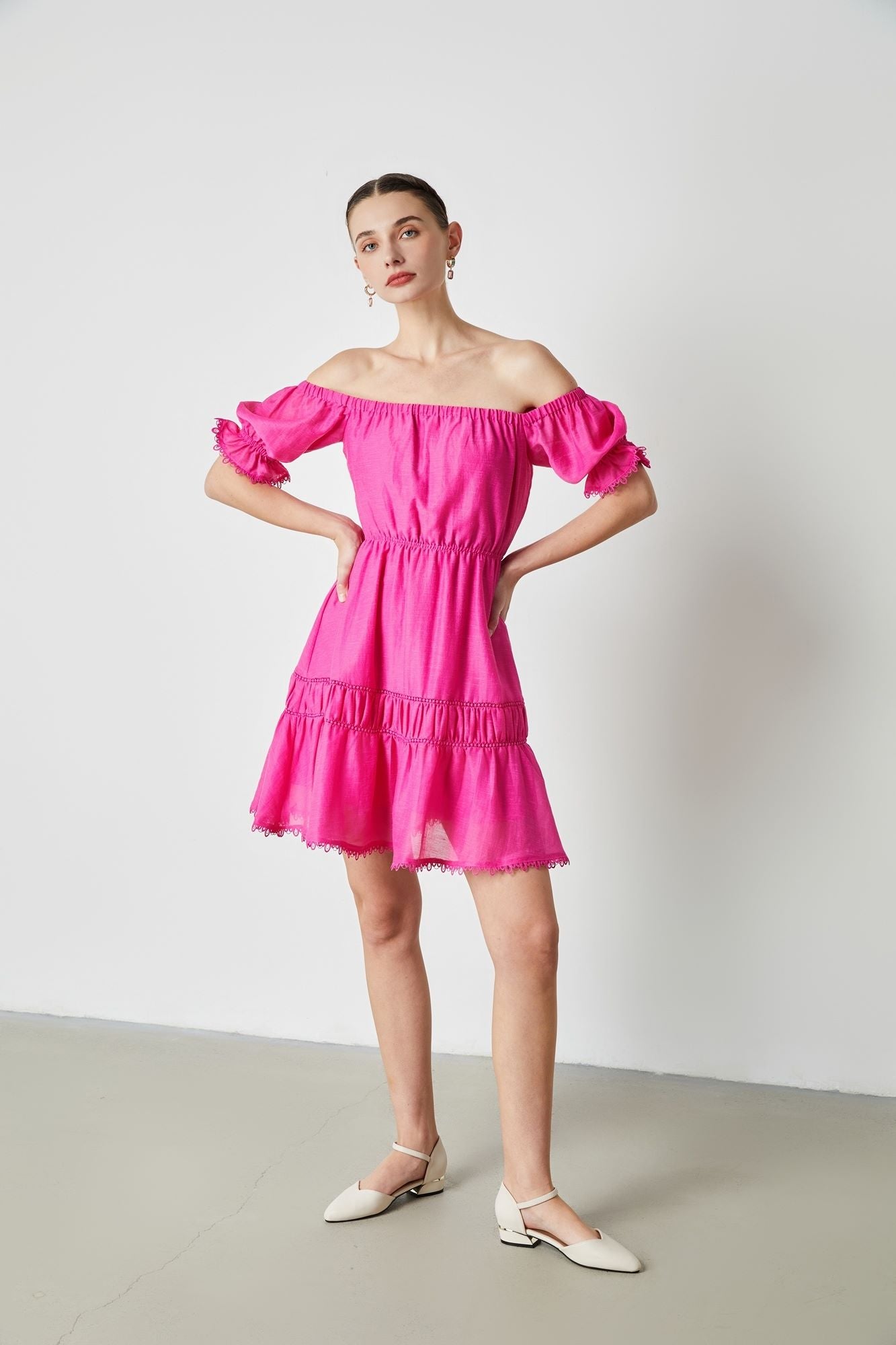 Short Sleeve Mini Dress - Femi9 EG