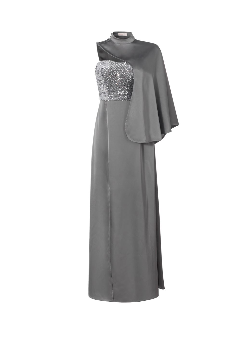 Satin Cape Dress - Femi9 EG