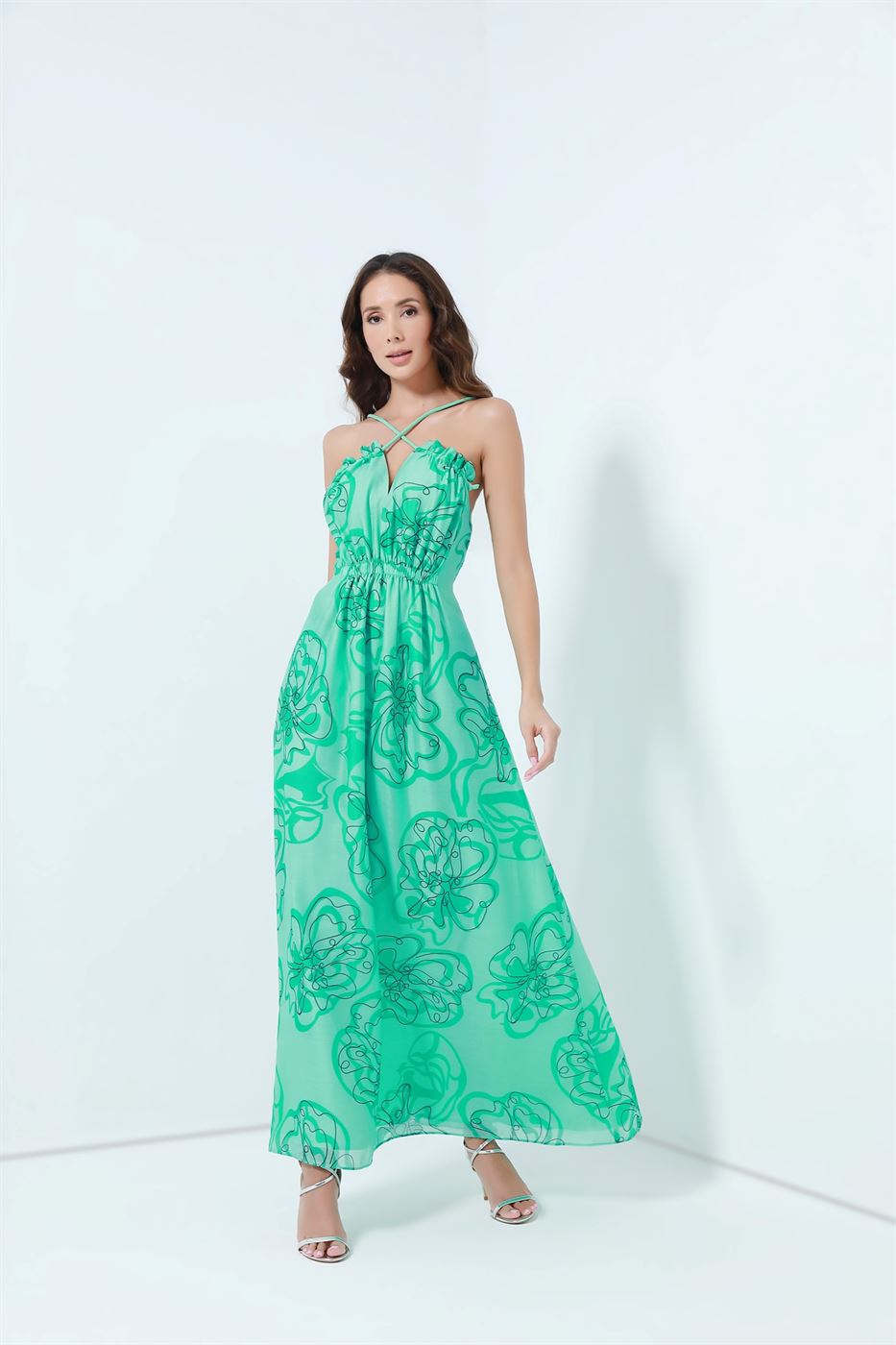 Allover Printed Drress - Femi9 EG