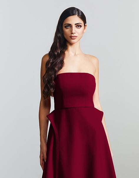 Fit And Flare Velvet Dress - Femi9 EG