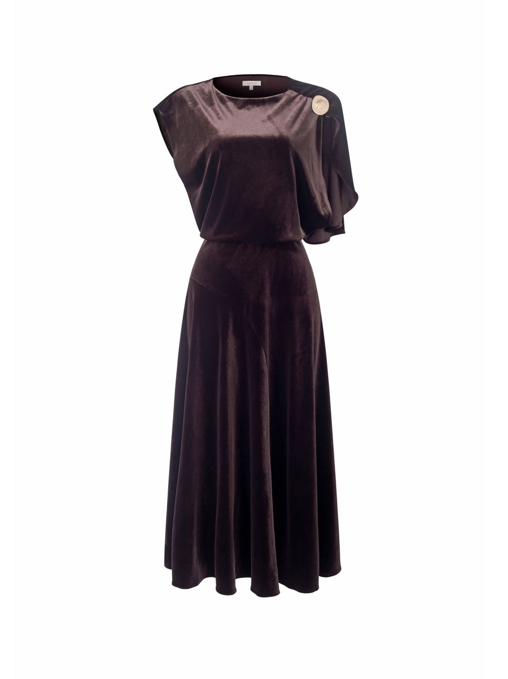 Metallic Buckle Detail Dress - Femi9 EG