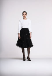 Embellished  Midi Skirt - Femi9 EG