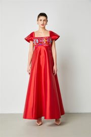 Embroidered Long Dress - Femi9 EG