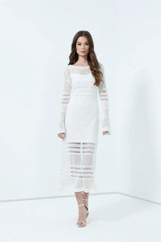 Crochet Knit Dress - Femi9 EG