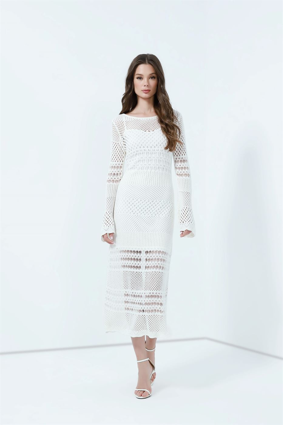 Crochet Knit Dress - Femi9 EG