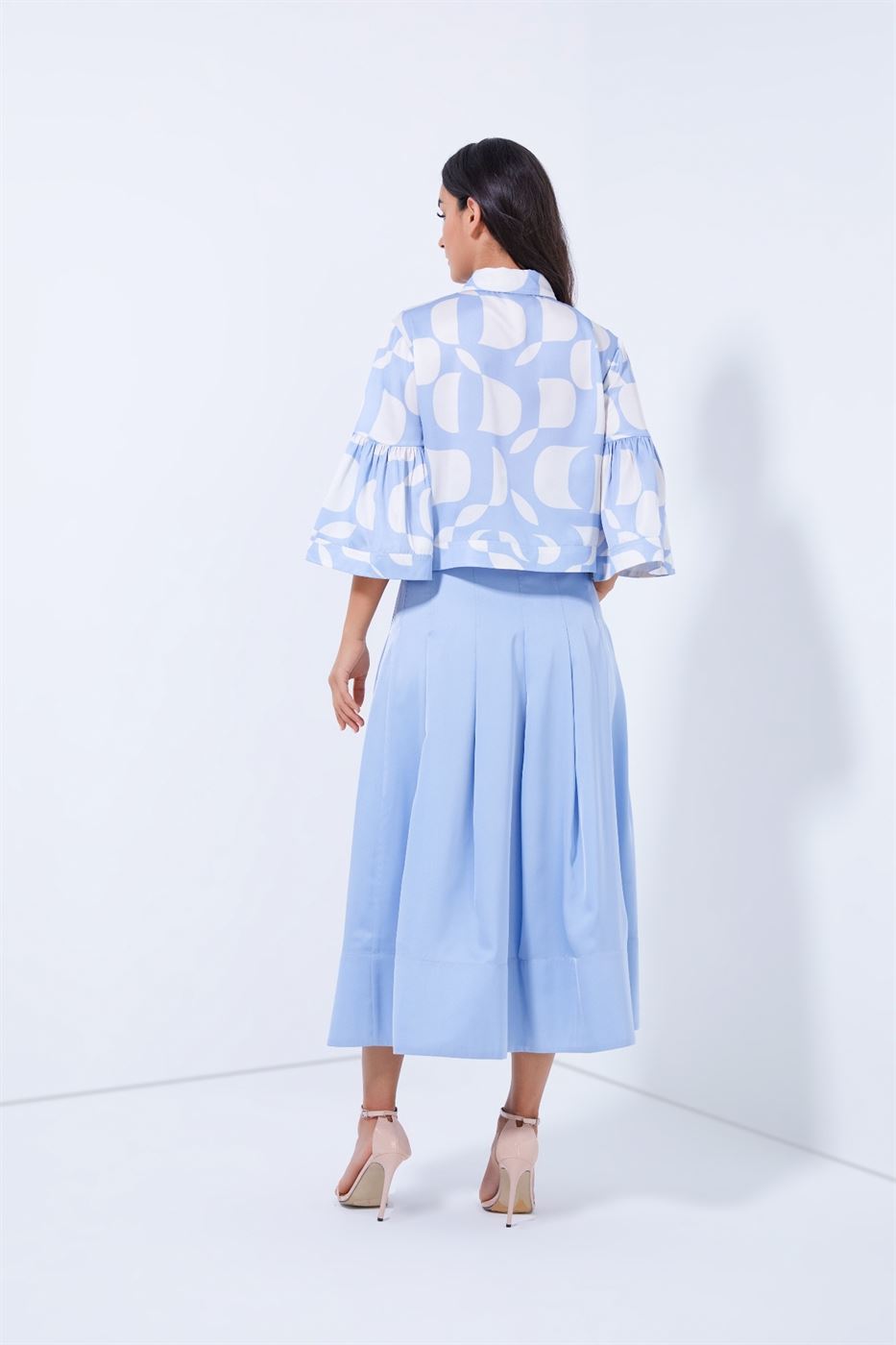 Frill Sleeve Shirt - Femi9 EG