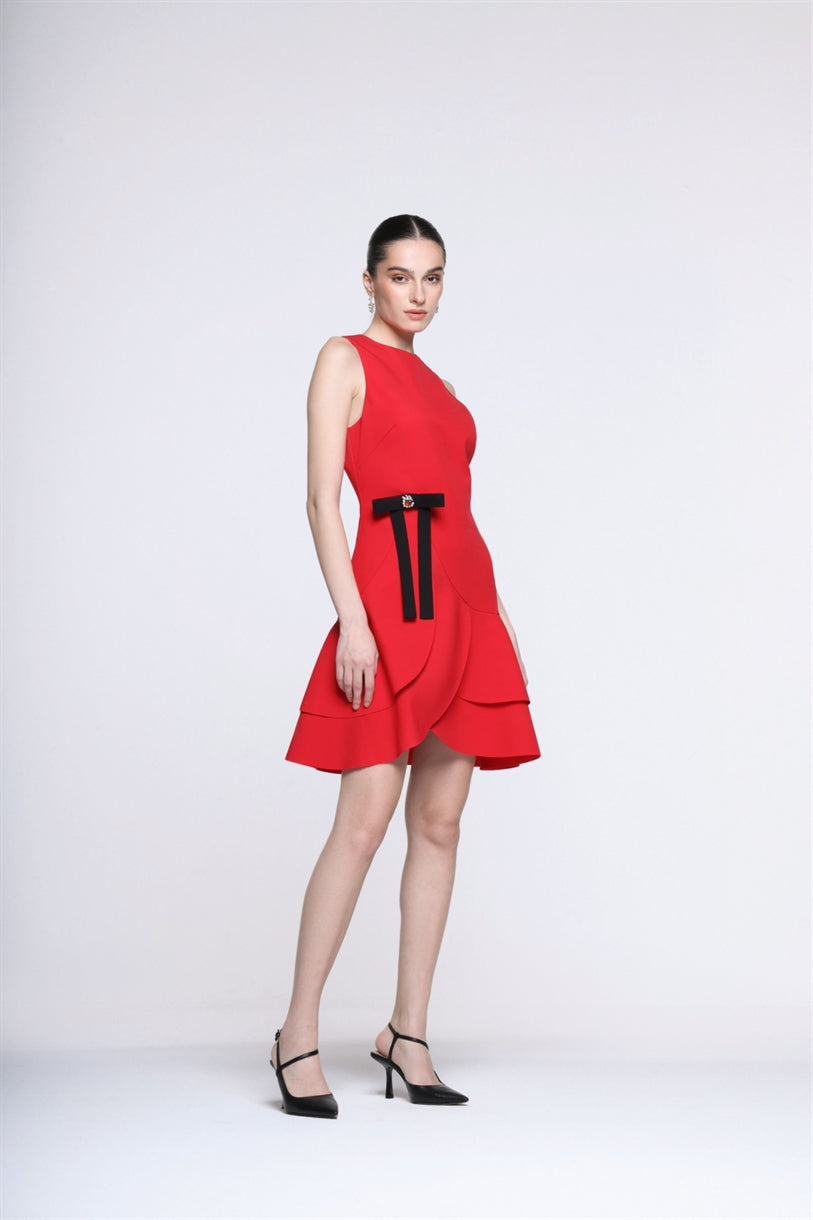 Peplum Short Dress - Femi9 EG