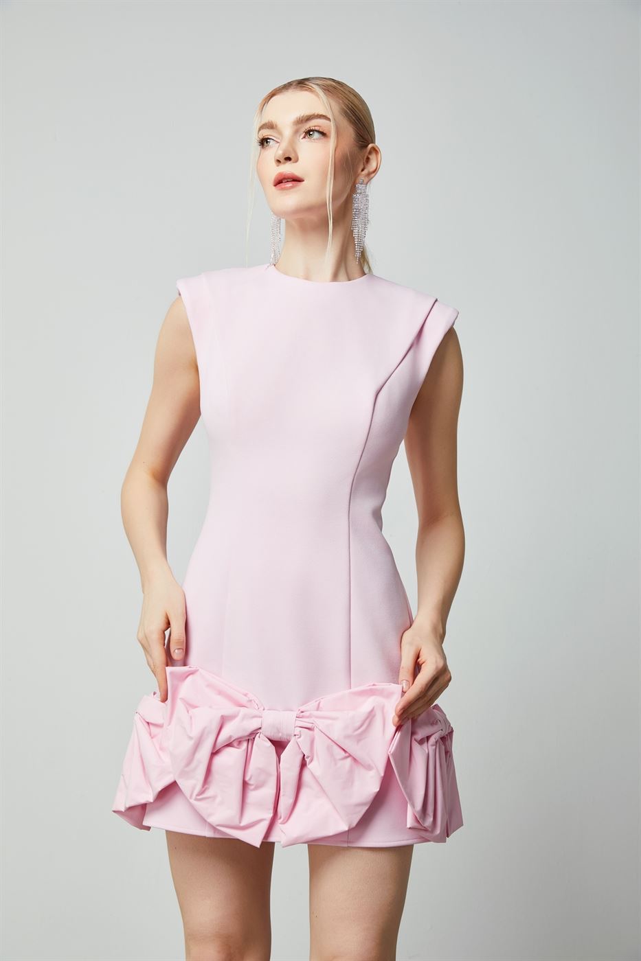 Big Bow Hem Dress - Femi9 EG