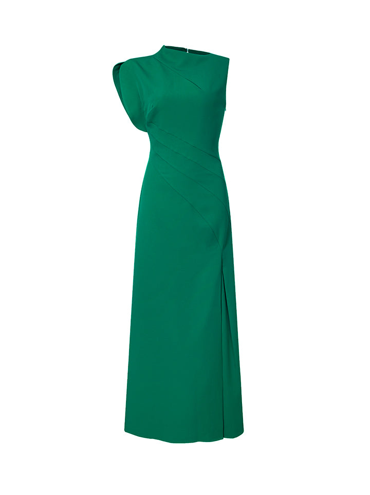 Asymmetric Crepe Dress - Femi9 EG