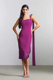 Hem Embroidery Dress - Femi9 EG
