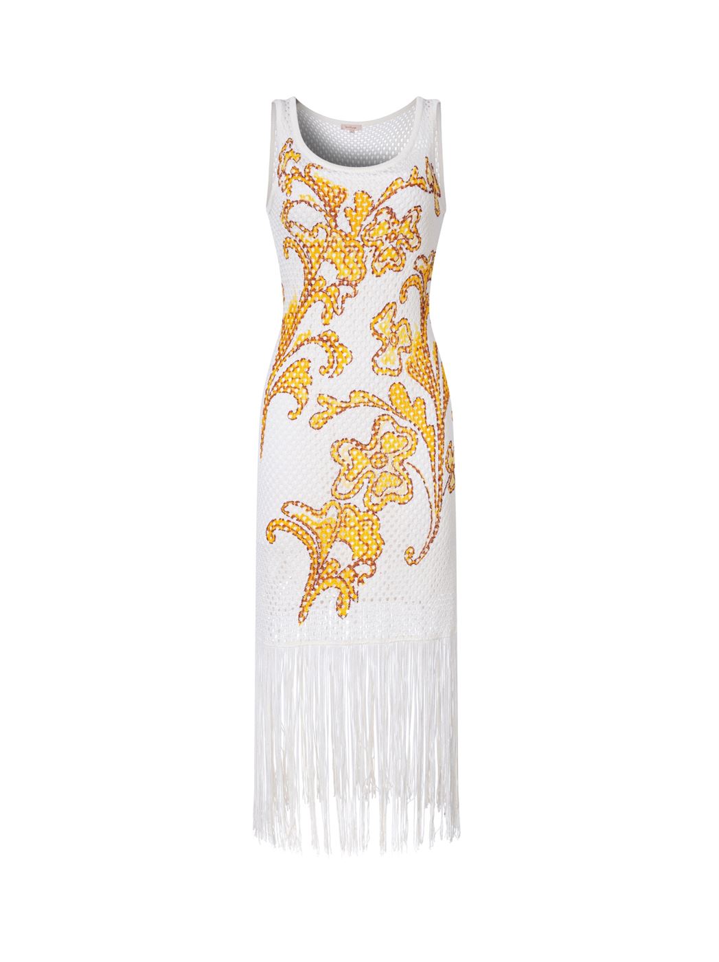 Fringe Hem Knit Dress - Femi9 EG