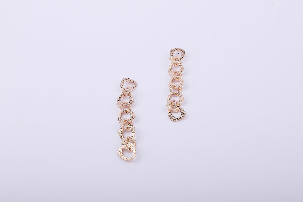 Chain Dropped Earrings - Femi9 EG