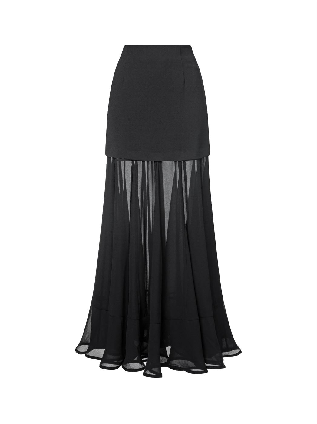 Chiffon Fit And Flair Skirt - Femi9 EG