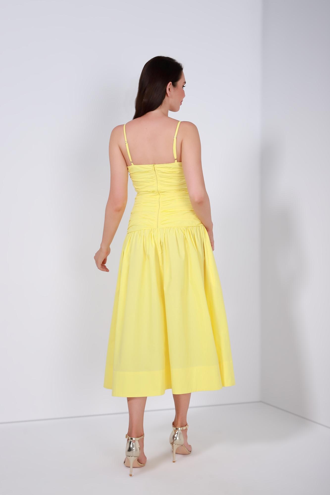 Rushed Sleeveless Dress - Femi9 EG