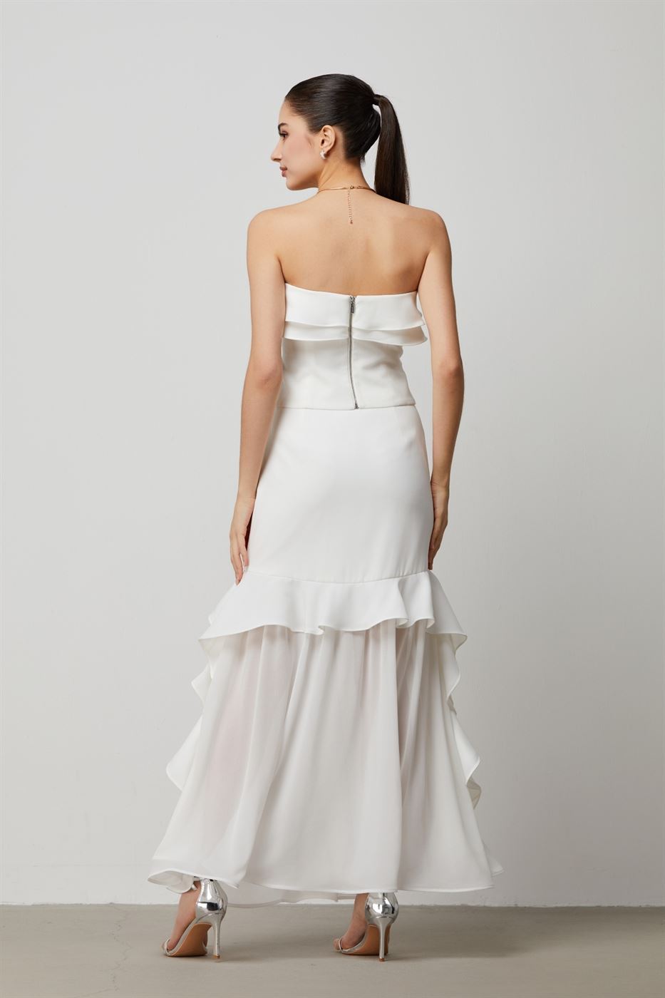 Ruffles Details Skirt - Femi9 EG