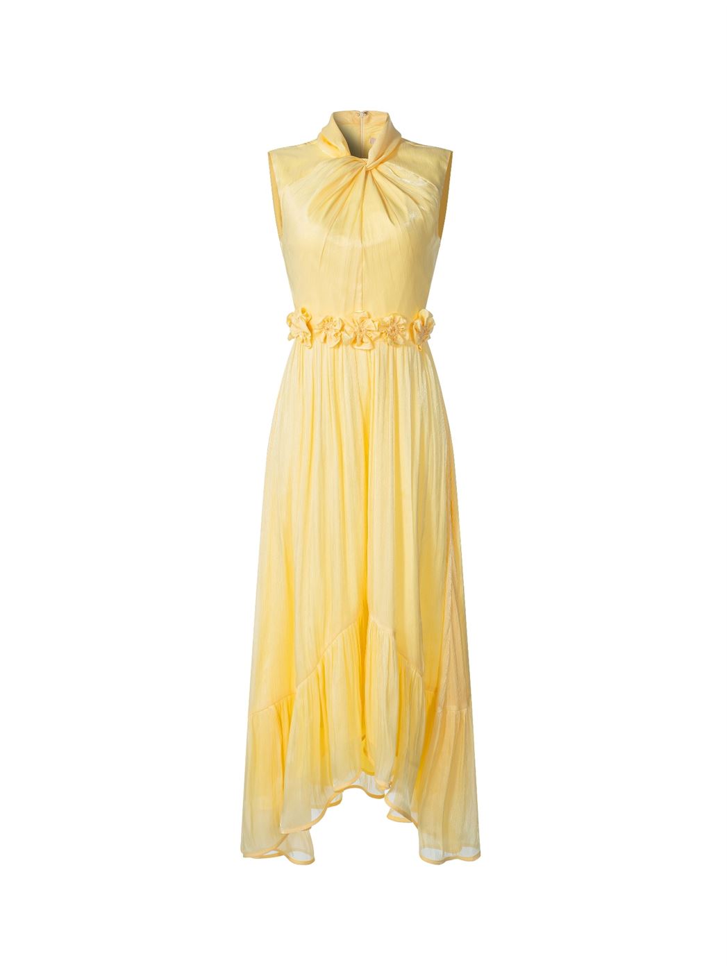 Twist Neck Detail Dress - Femi9 EG