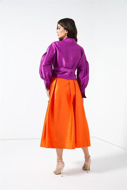 Full Shape Midi Length Skirt - Femi9 EG