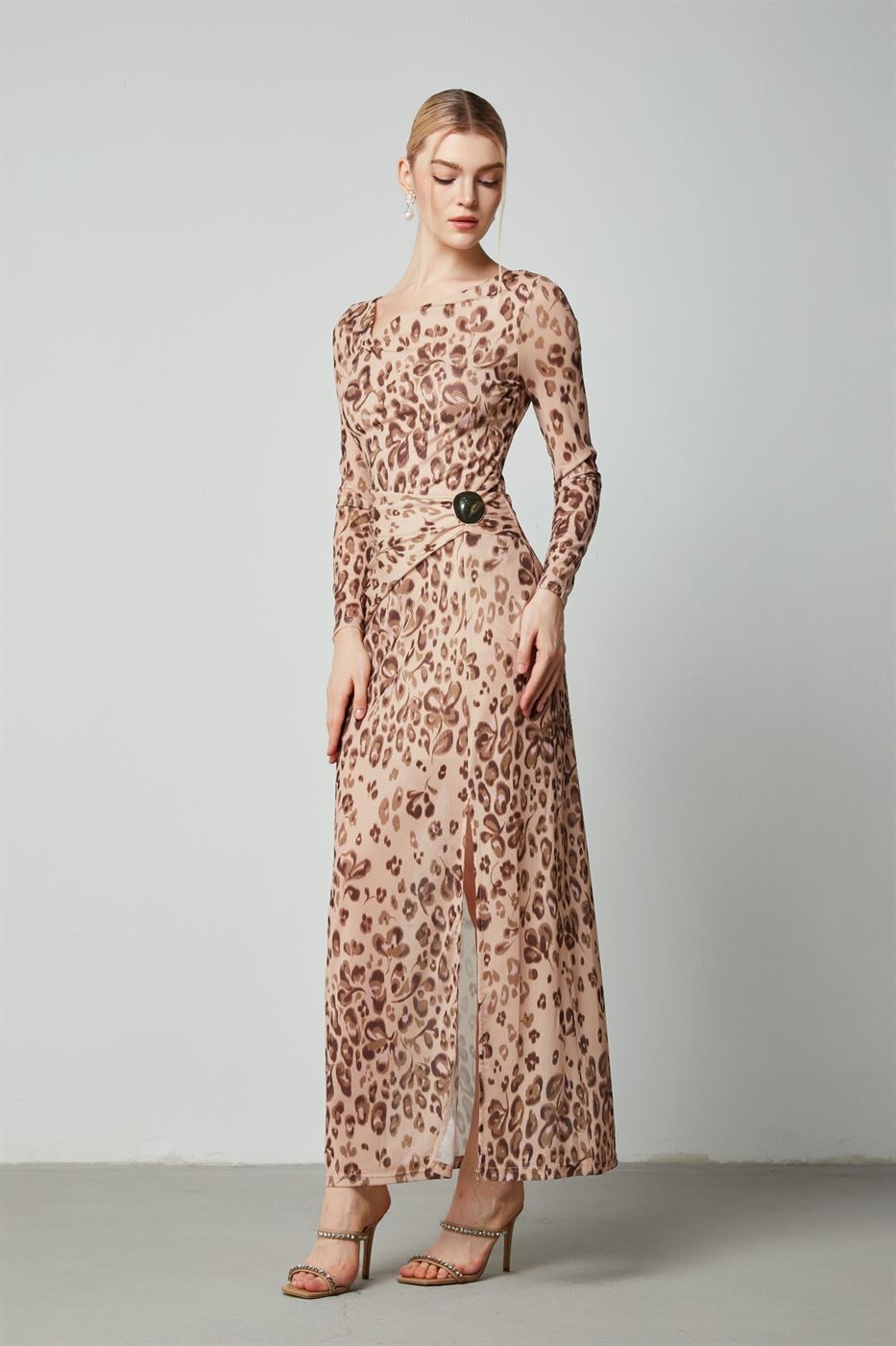 Printed Mesh Dress - Femi9 EG