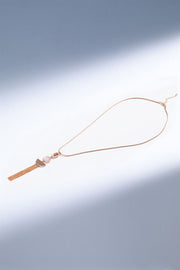 Long Length Gold Tone Necklace - Femi9 EG