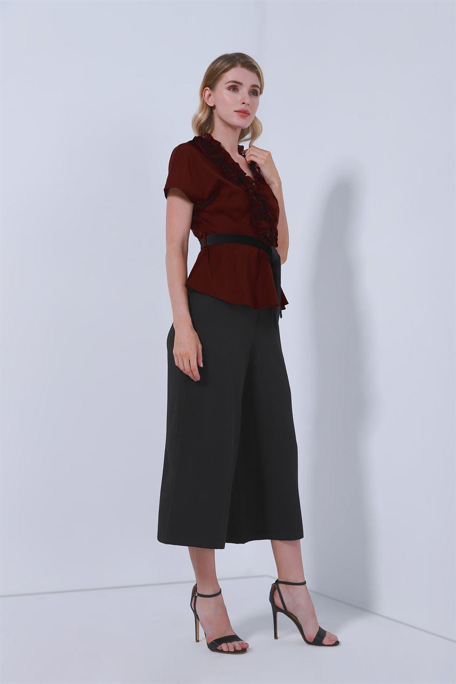 Highwaisted Wide Leg Pants - Femi9 EG