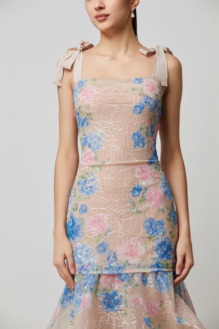 Printed Mesh Dress - Femi9 EG