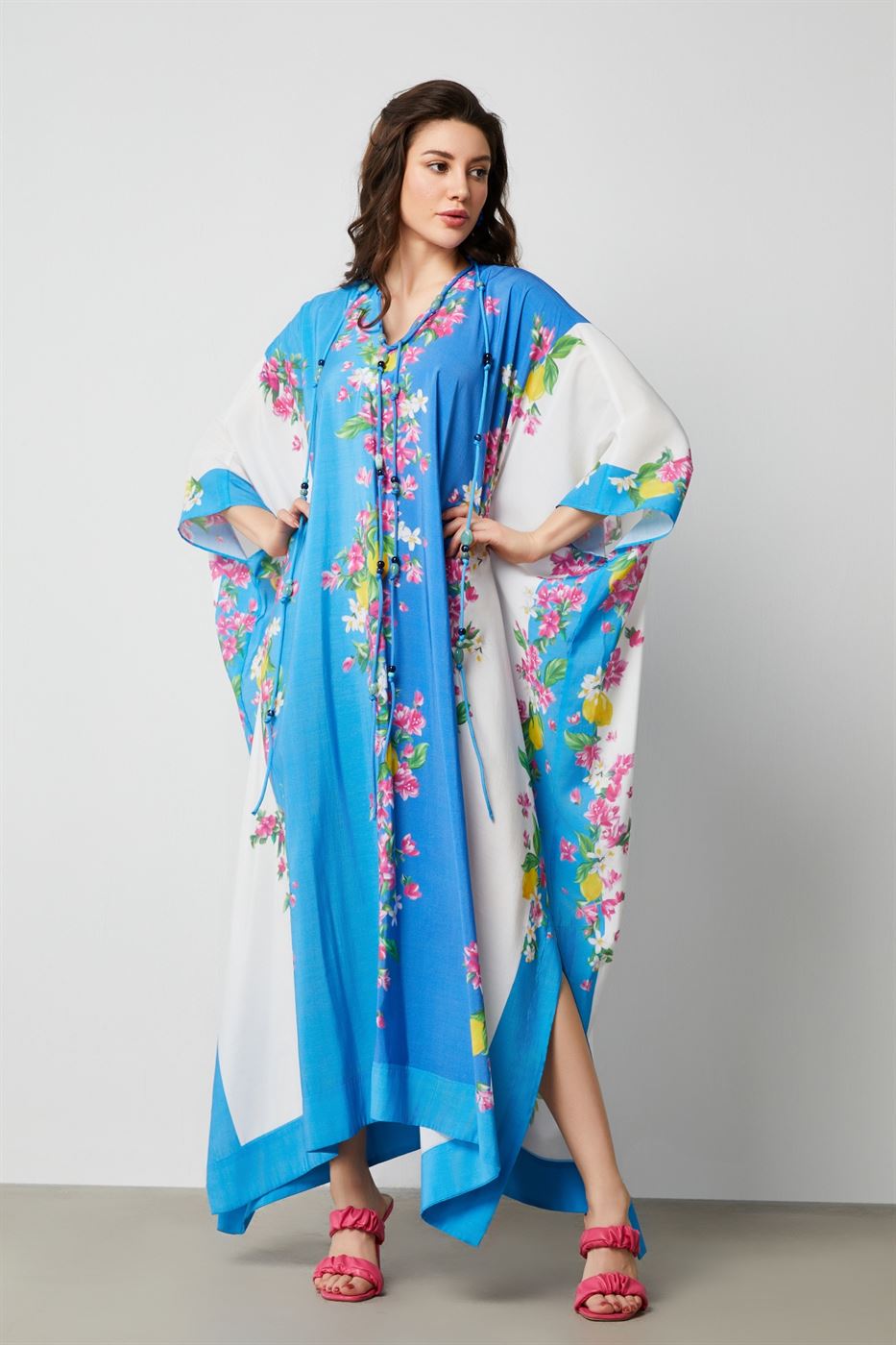 Floral Prints Kaftan - Femi9 EG