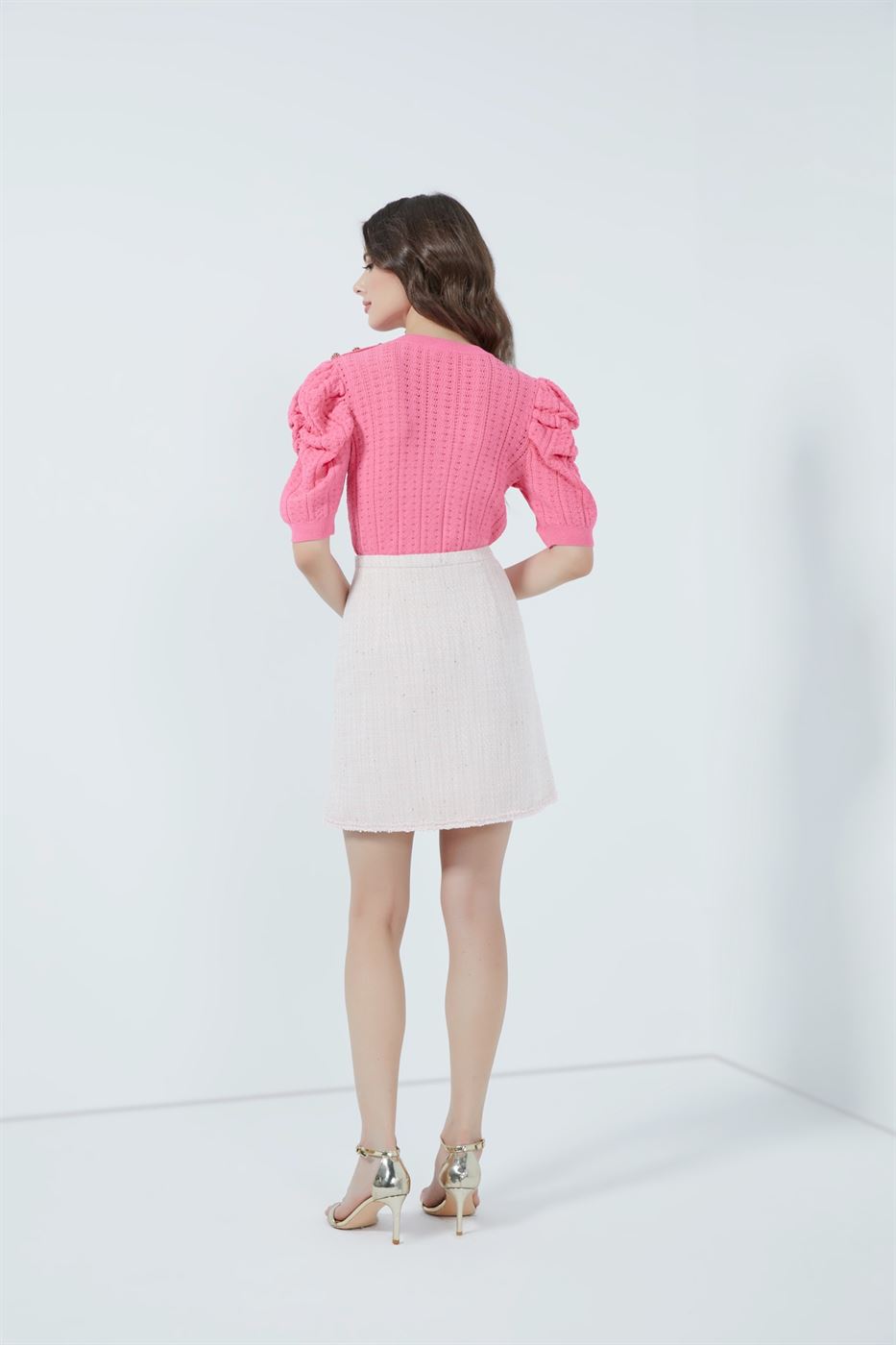Puff Sleeve Knit Top - Femi9 EG