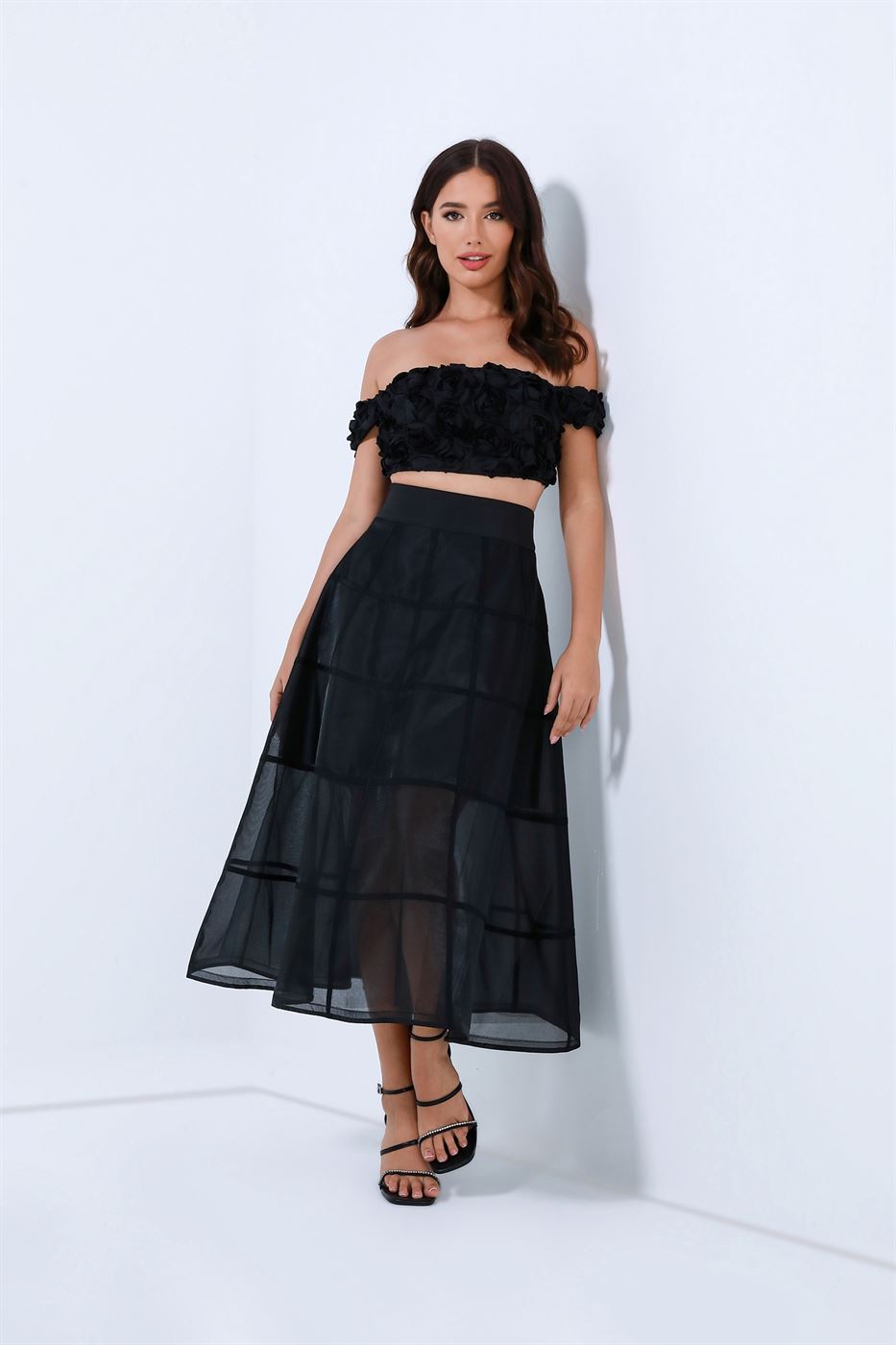 Off Shoulder Crop Top - Femi9 EG