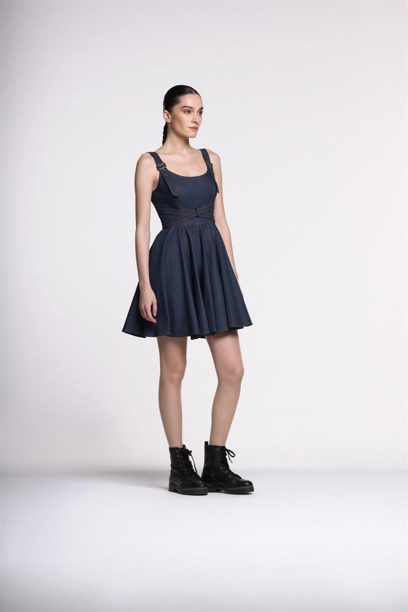 Mini Denim Dress - Femi9 EG