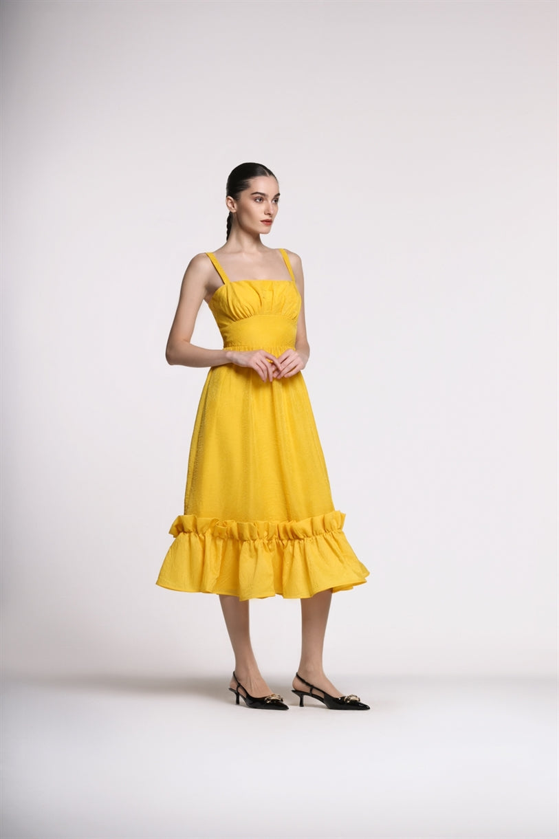 Jacquard Sleeveless Dress - Femi9 EG