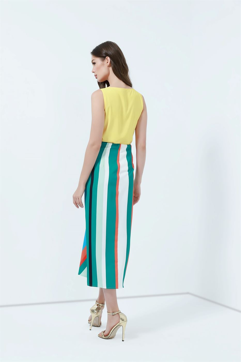 Printed Pencil Skirt - Femi9 EG