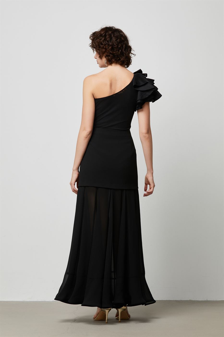Chiffon Fit And Flair Skirt - Femi9 EG