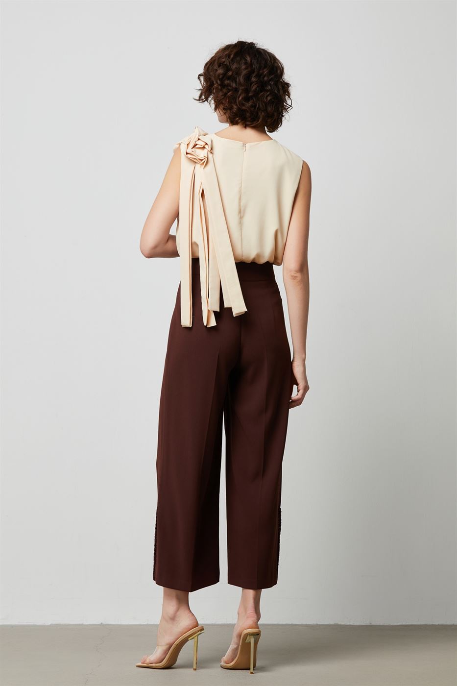 Statement Flowers Chiffon Blouse - Femi9 EG