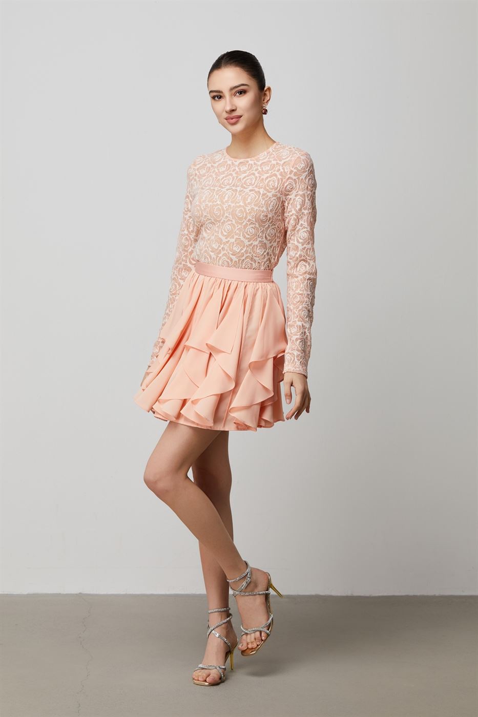 Layered Ruffles Mini Skirt - Femi9 EG