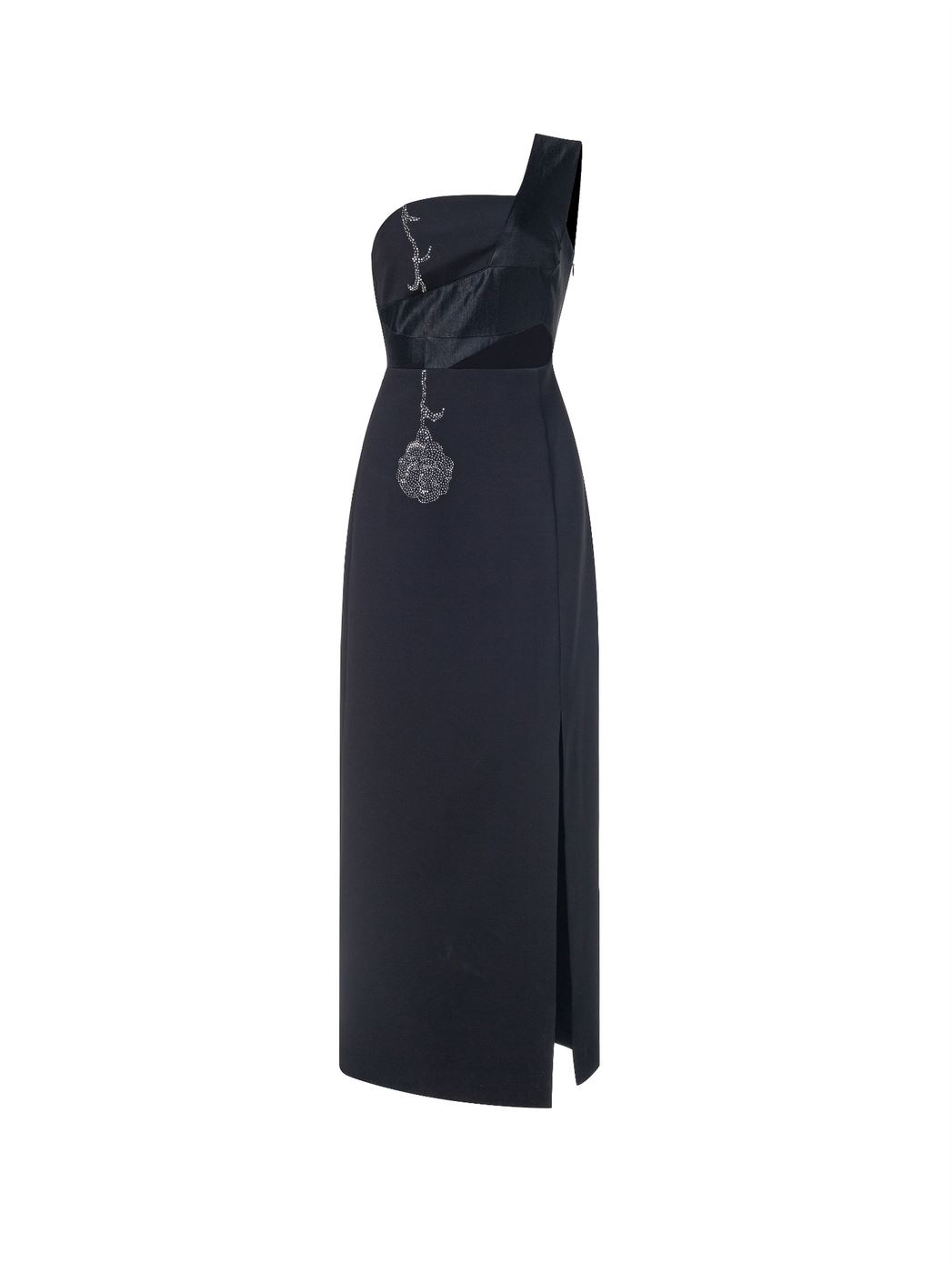 Cutouts Details Black Dress - Femi9 EG