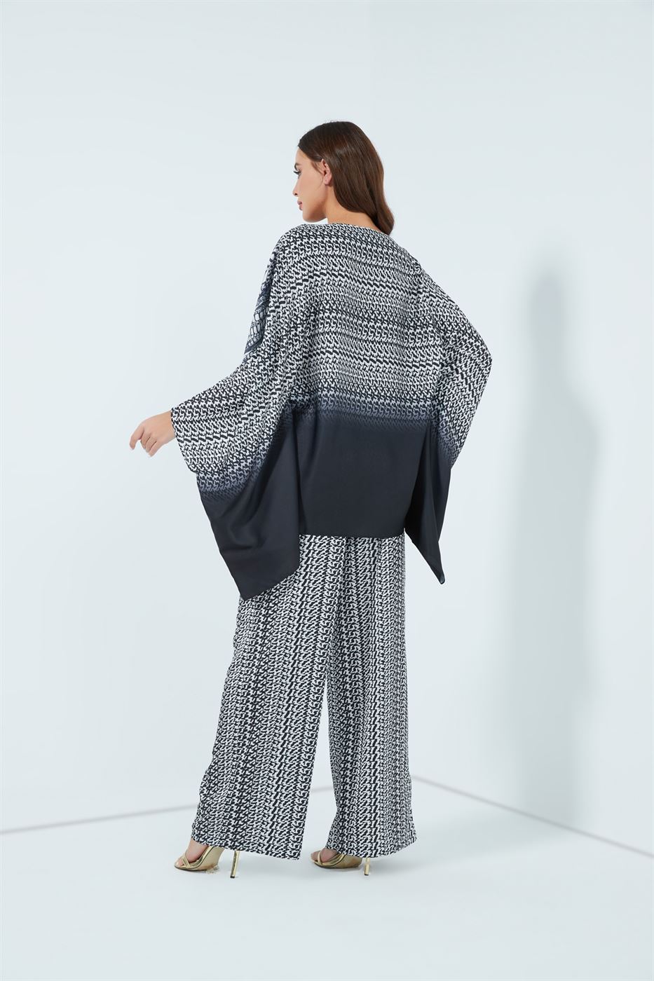 Wide Leg Printed Pants - Femi9 EG
