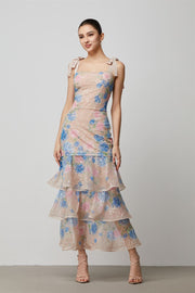 Printed Mesh Dress - Femi9 EG