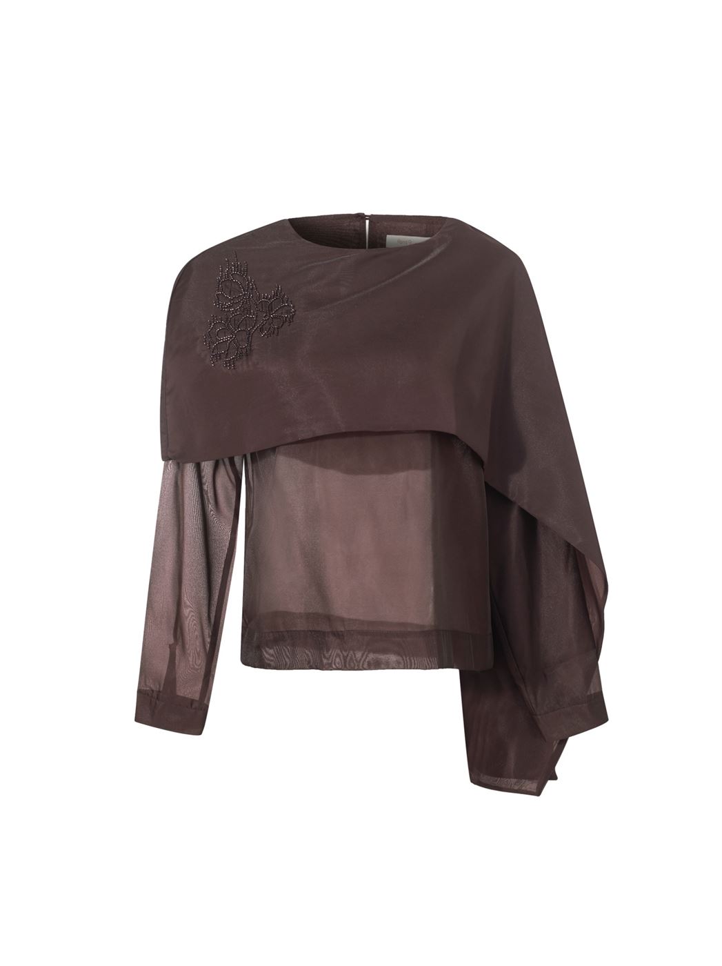 Embellished Cape Top - Femi9 EG