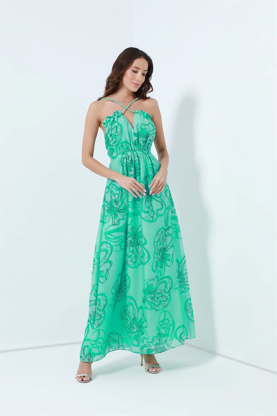 Allover Printed Drress - Femi9 EG