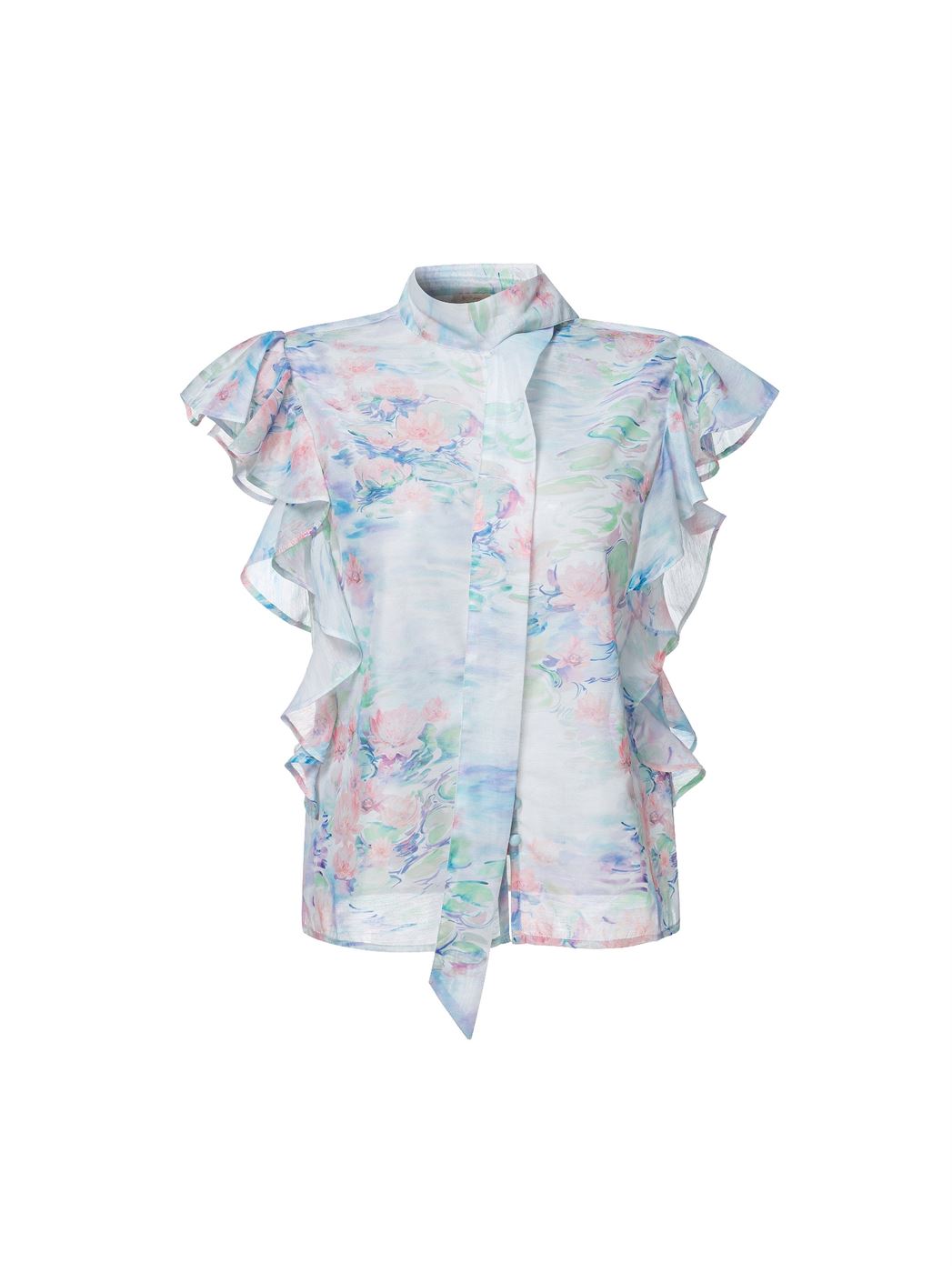 Printed Sleeveless Top - Femi9 EG