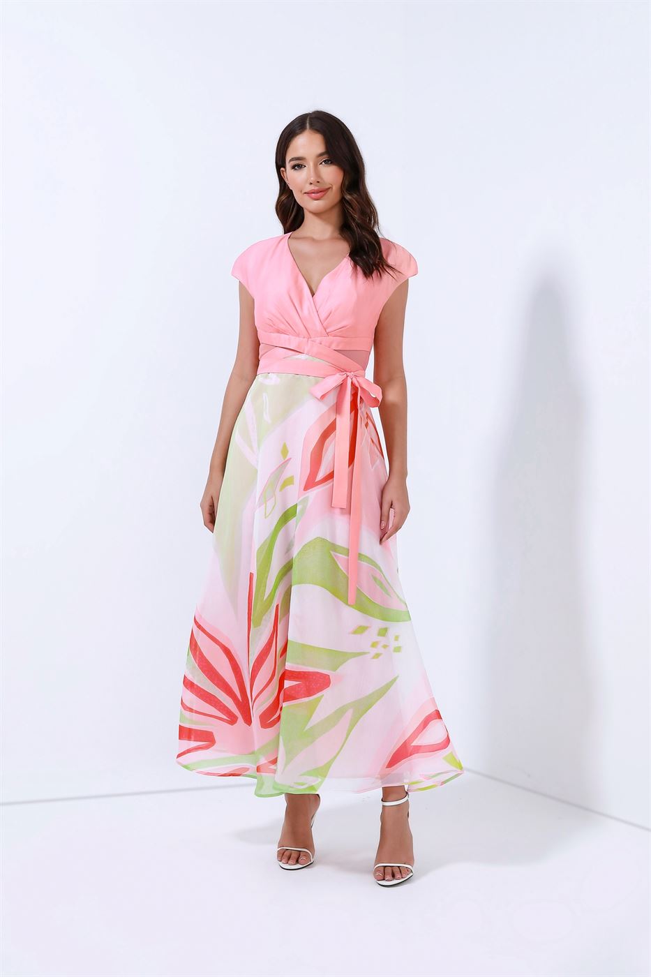 Placement Printed Dress - Femi9 EG