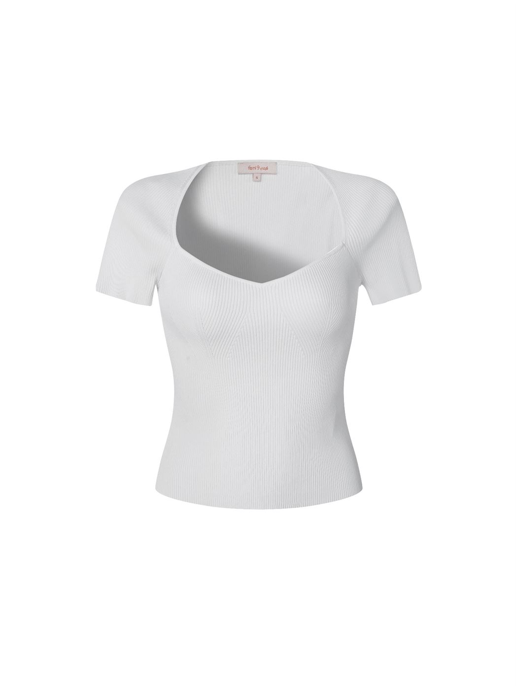 Sweet Heart Neck Pullover - Femi9 EG