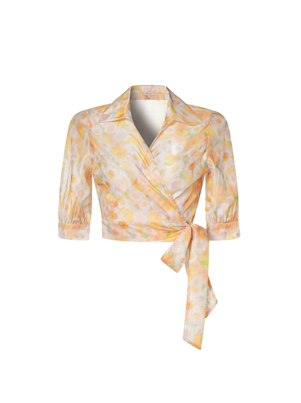 All-Over Printed Wrap Top - Femi9 EG