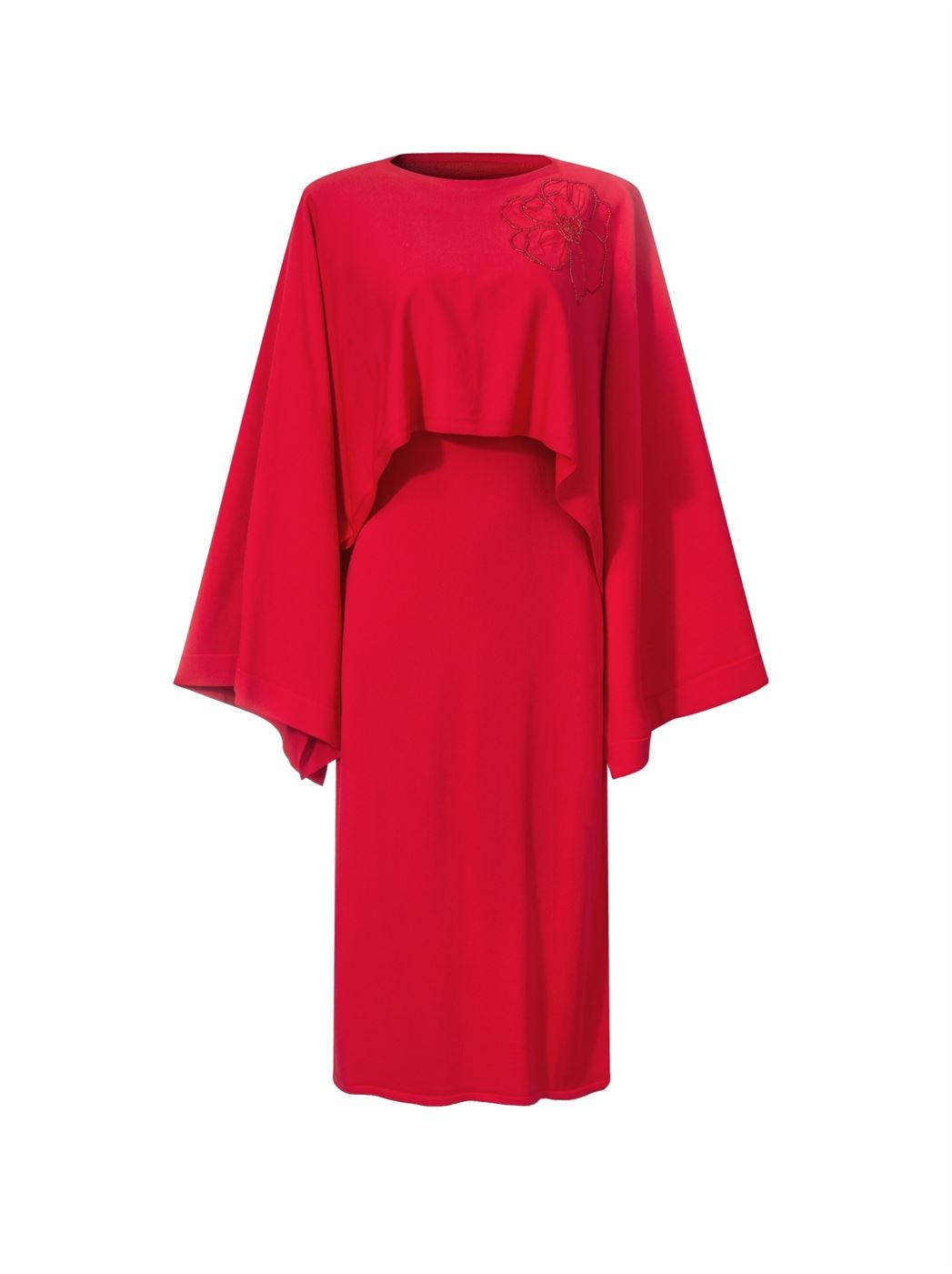 Cape Knitted Dress - Femi9 EG