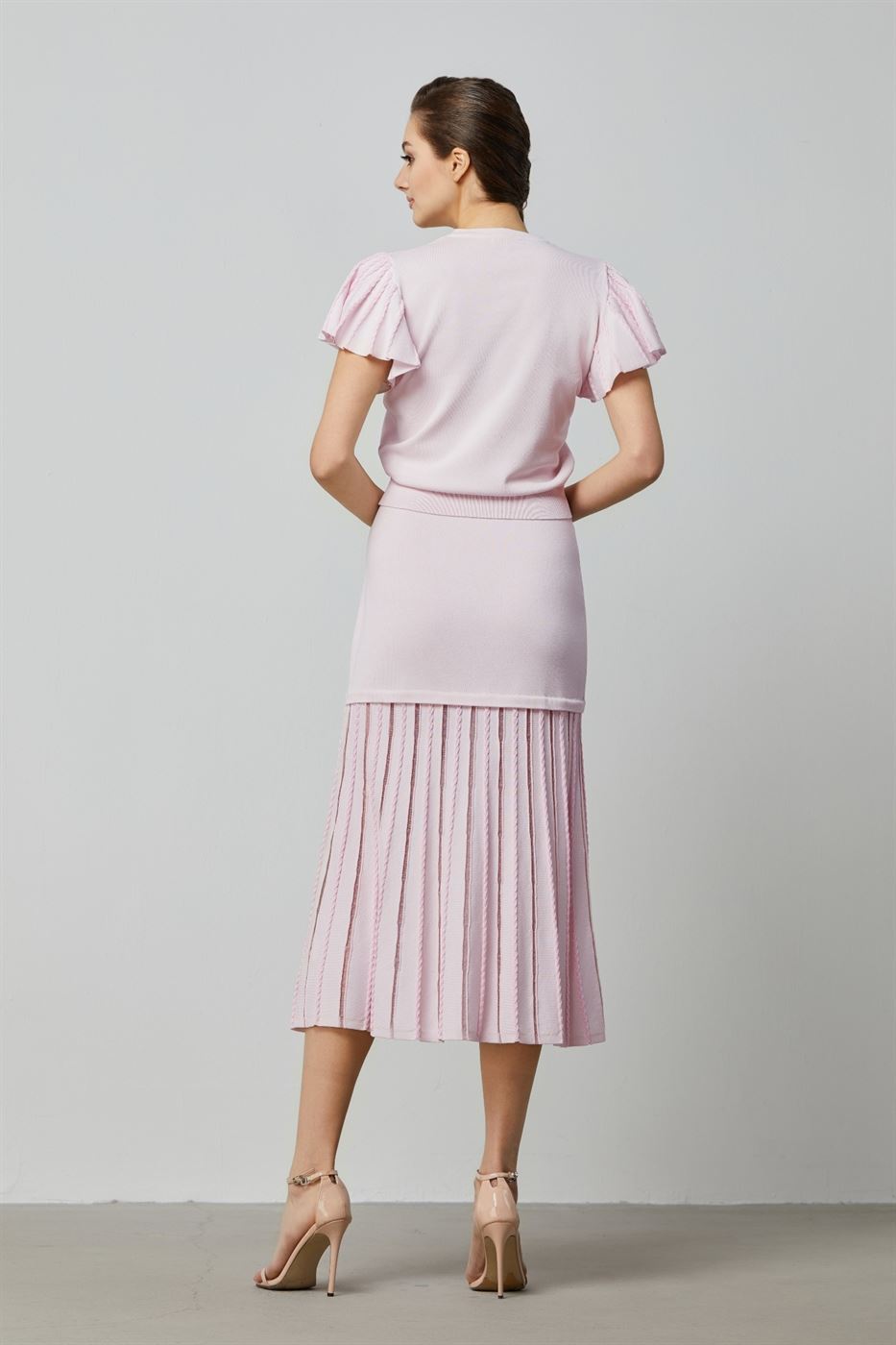 Cable Detal Midi Skirt - Femi9 EG