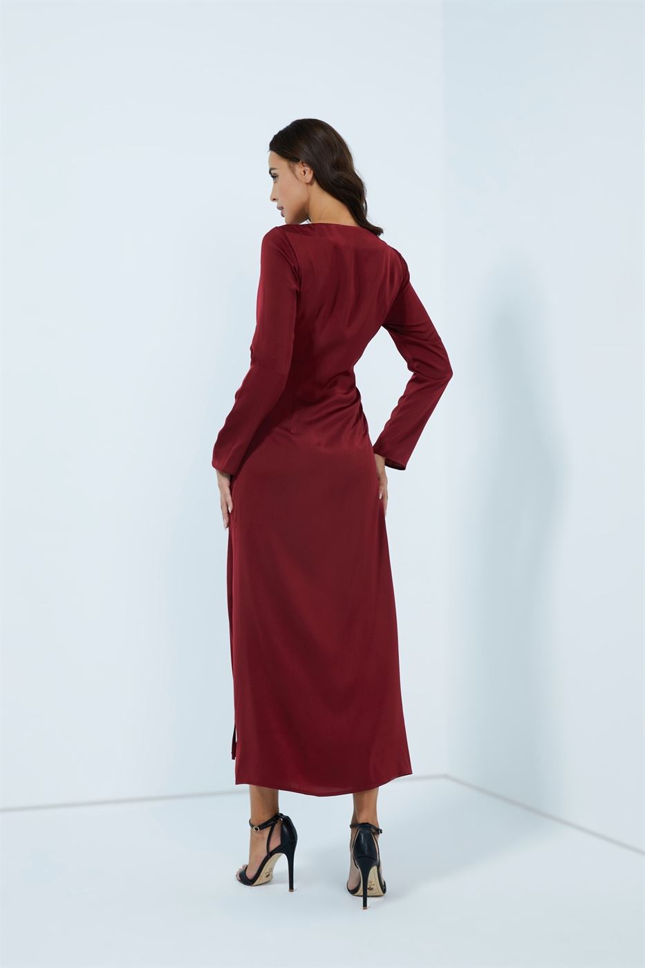 Drawstring Detail Dress - Femi9 EG