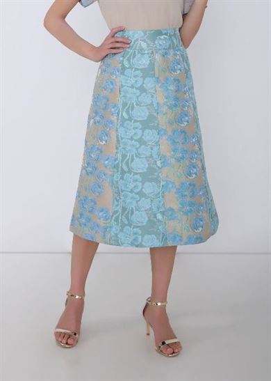 Brocade A-Line Skirt - Femi9 EG